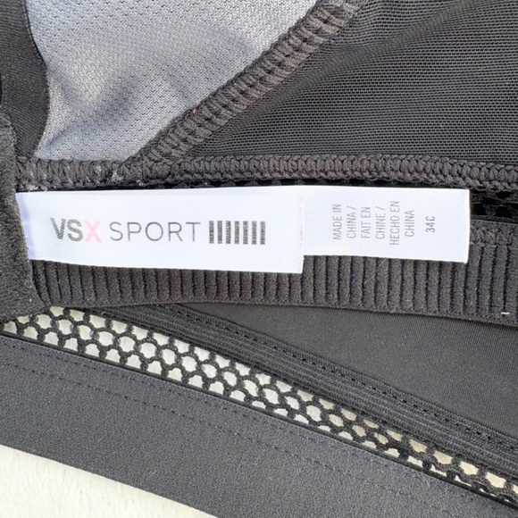 VSX Sport Bra 34C Black Molded Maximum Support - Picture 3 of 9